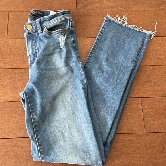 RW&Co High Rise Straight Leg Crop Length Jeans - Picture 7 of 7